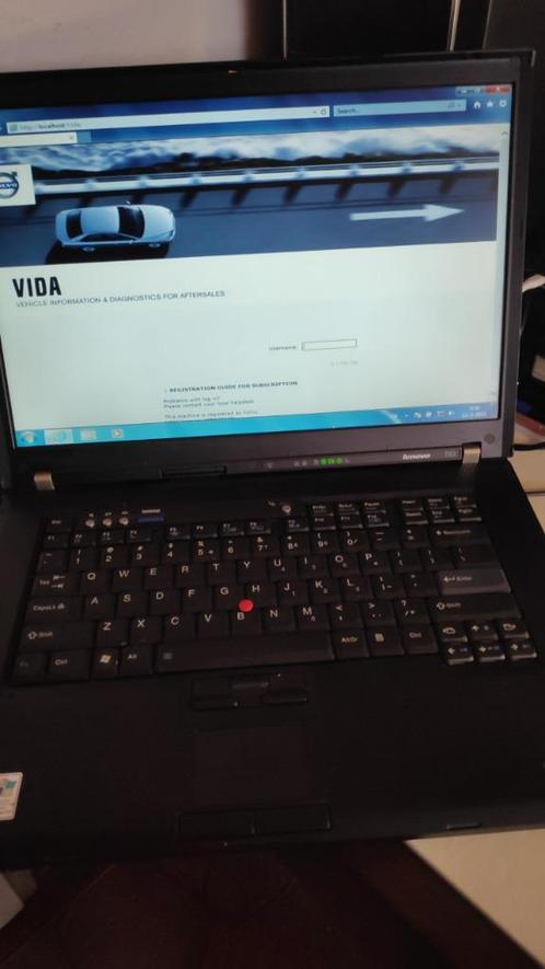 Laptop met VOLVO VIDA 2014D en de nieuwste Dice adapter., Computers en Software, Windows Laptops, Gebruikt, 15 inch, SSD, 2 tot 3 Ghz