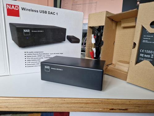 Wireless USB DAC 1, TV, Hi-fi & Vidéo, Convertisseurs, Comme neuf, Enlèvement