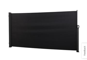 Uittrekbaar windscherm - Zwart 160x300 (nieuw in doos), Enlèvement, Extensible, Neuf