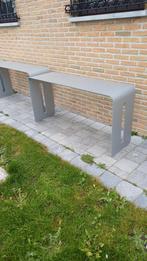 4 aluminium tafels hoog en 1 laag., Ophalen, Tafel