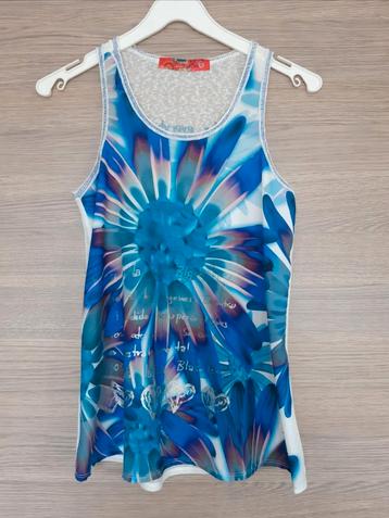 Top bleu Desigual taille XS