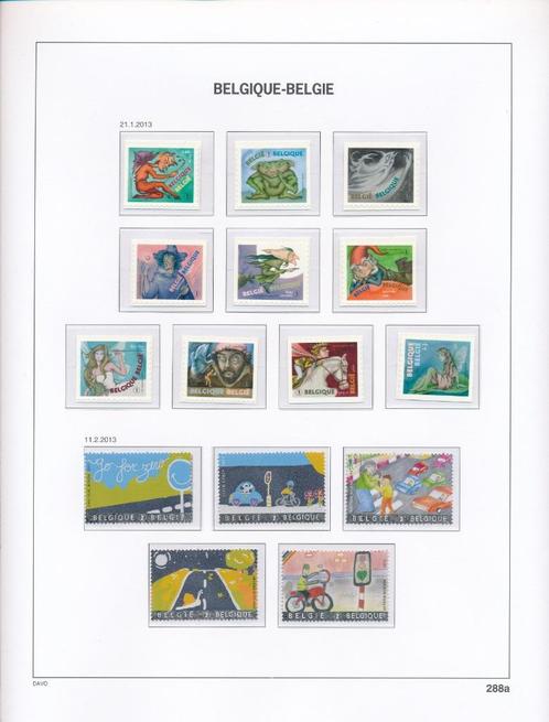 Jaar 2013 België supplement 1b, op gratis DAVO Luxe, Postzegels en Munten, Postzegels | Europa | België, Postfris, Postfris, Ophalen of Verzenden