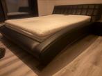Compleet bed: lattenbodem,matras,kader, 2 nachtkastjes, Huis en Inrichting, Slaapkamer | Bedden, Ophalen, Zo goed als nieuw, 200 cm