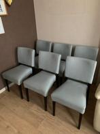 6 belles chaises en simili cuir gris, Gris, Tissus, Contemporain, Enlèvement