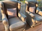 Fauteuils 2stuks, Ophalen, Gebruikt, Minder dan 75 cm, Landelijke stijl