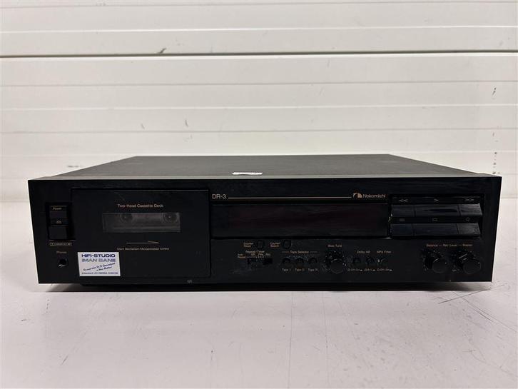 A7107. Nakamichi DR-3 cassettedeck, Audio, Tv en Foto, Cassettedecks, Ophalen of Verzenden