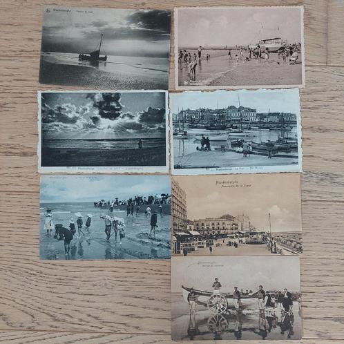 7 oude postkaarten Blankenberge 1908-1920, Verzamelen, Postkaarten | België, Ophalen of Verzenden