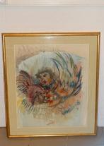 "engeltje" Willy Lecomte uit 1974., Antiek en Kunst, Kunst | Schilderijen | Klassiek, Ophalen