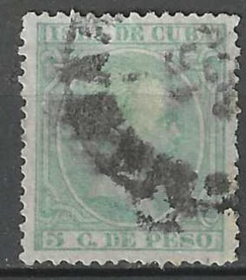 Cuba 1878 - Yvert 76 - Alfons XIII van Spanje (ST), Timbres & Monnaies, Timbres | Amérique, Affranchi, Envoi