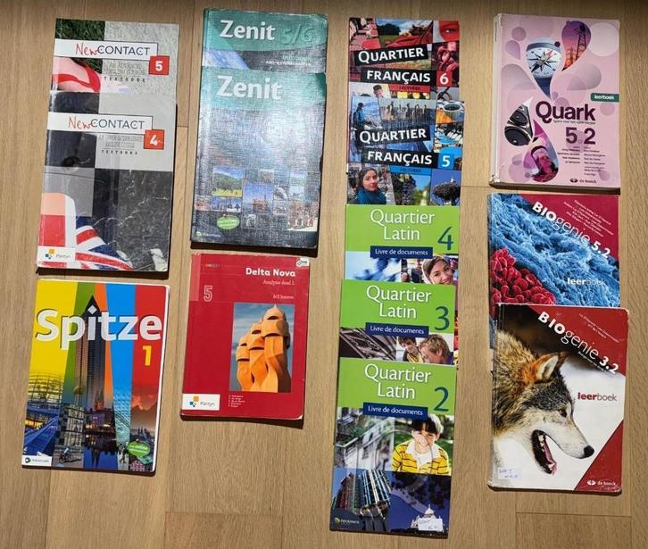Studieboeken, Boeken, Schoolboeken, Gelezen, Frans, ASO, Ophalen