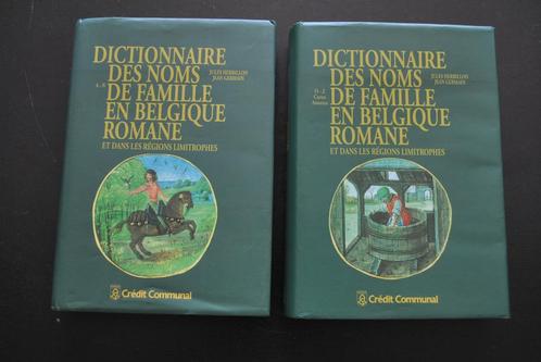Dictionnaire des noms de famille en Belgique romane COMPLET, Boeken, Geschiedenis | Nationaal, Zo goed als nieuw, Ophalen of Verzenden