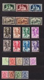 Belgique 1935 année complète sans bloc oblitéré, Envoi, Affranchi, Oblitéré