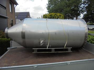 Voersilo, RVS / INOX silo, tank, container, bak, opslagbak. beschikbaar voor biedingen