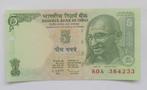 India 5 Rupees   2010, Postzegels en Munten, Bankbiljetten | Azië, Ophalen of Verzenden
