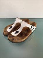 Gratis Verzenden | Birkenstock Gizeh witte slippers 37, Slippers, Verzenden, Wit, Zo goed als nieuw
