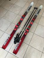 Ski’s met skistokken, Sport en Fitness, 160 tot 180 cm, Gebruikt, Stokken, Ski