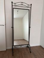 Smeedijzeren spiegel, Huis en Inrichting, Ophalen, Zo goed als nieuw, Rechthoekig, 150 tot 200 cm