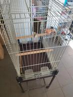 Cage à oiseaux avec roulettes, Comme neuf, Enlèvement ou Envoi