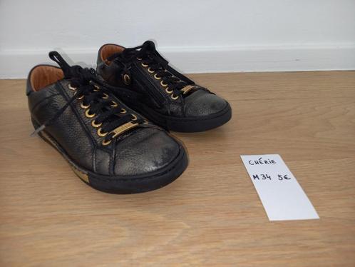 Lederen sneakers Chérie M34, Kinderen en Baby's, Kinderkleding | Schoenen en Sokken, Zo goed als nieuw, Schoenen, Meisje, Ophalen of Verzenden
