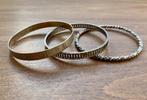 3 x armband massief zilver jaren 60, sixties boho stijl, Ophalen of Verzenden, Zilver, Armband