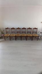 6 eiken stoelen (€15 per stoel), Antiek en Kunst, Ophalen