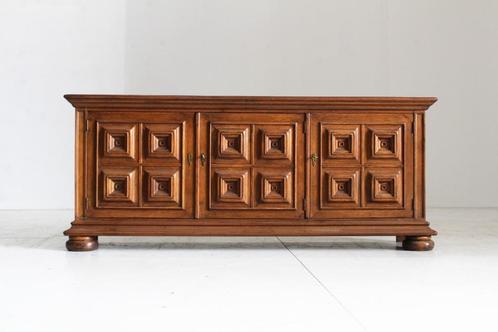 Vintage Brutalist Sideboard dressoir, Antiek en Kunst, Antiek | Meubels | Kasten, Ophalen