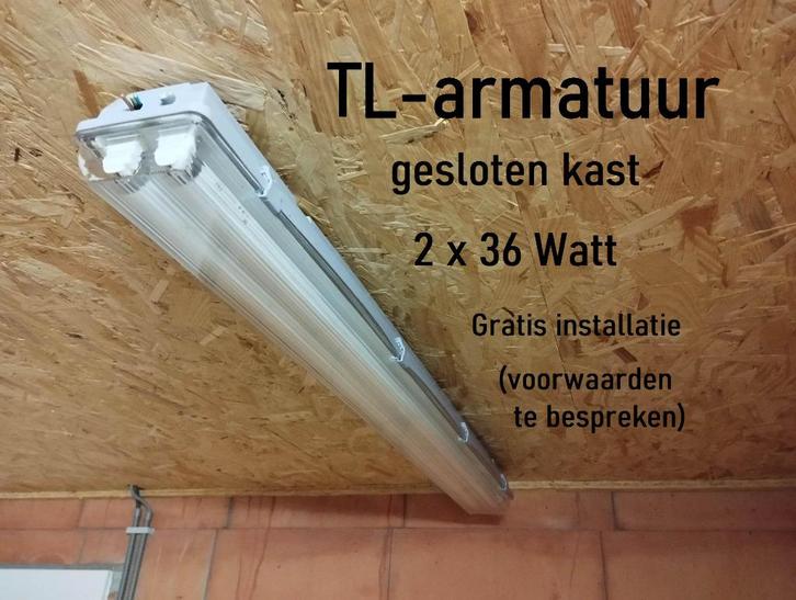 Lamp - TL - geen LED - 2 x 36 Watt, Huis en Inrichting, Lampen | Hanglampen, Zo goed als nieuw, Ophalen