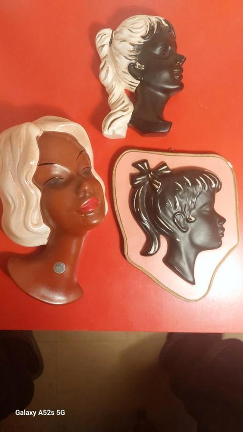 Lot Vintage muur Deco., Antiek en Kunst, Antiek | Keramiek en Aardewerk, Ophalen of Verzenden