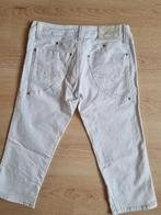 Witte driekwartjeans - Ichi - maat 31, Kleding | Dames, Wit, Ophalen of Verzenden, W30 - W32 (confectie 38/40), Gedragen