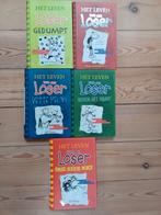 Het leven van een loser, boek 2,3,4,9 en 12, Boeken, Humor, Ophalen of Verzenden, Zo goed als nieuw, Jeff Kinney, Verhalen