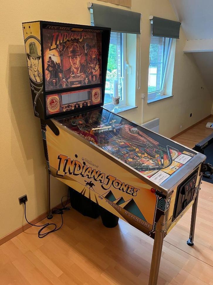 Flipperkast - Indiana Jones (Williams), Verzamelen, Automaten | Flipperkasten, Gebruikt, Flipperkast, Williams, Ophalen