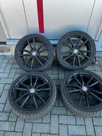 Originele VW pretoria velgen 19 inch met banden, Auto-onderdelen, Gebruikt, Winterbanden, 235 mm, Band(en)