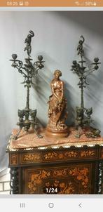 Seer mooie  bronzen beeld H.Monreau, Ophalen, Brons