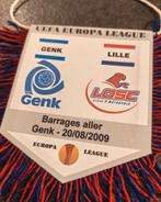2009 KRC Genk Lille Losc unieke vintage voetbal vaandel, Verzamelen, Ophalen of Verzenden, Spel