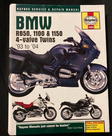 Haynes Bmw handboek R850, R1100 & R1150 van 1993 tot 2006,  disponible aux enchères