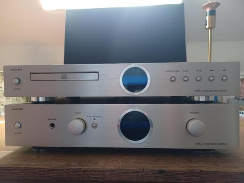 Music Hall versterker a35.2 + cd-speler cd35.2 TOP HIFI, TV, Hi-fi & Vidéo, Chaîne Hi-fi, Comme neuf, Lecteur CD, Autres marques