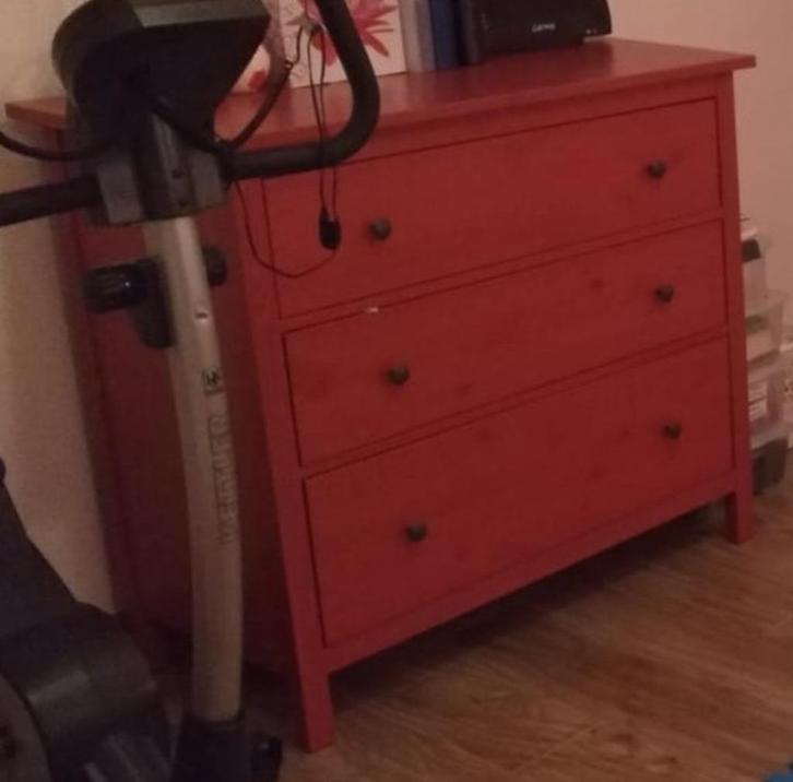 Ikea Ladekast Hermes, Maison & Meubles, Armoires | Commodes, Comme neuf, Moins de 100 cm, 100 à 150 cm, 50 à 75 cm, 3 ou 4 tiroirs