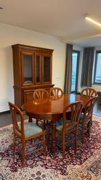 Klassieke eetkamer in rood kerselaar – volledig of per stuk, Huis en Inrichting, Ophalen, Zo goed als nieuw