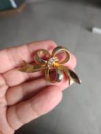 Broche vintage, Enlèvement ou Envoi, Comme neuf, Or, Autres matériaux