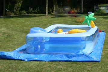 Piscine pour enfants Blue L 305 cm x L 183 cm x H 53 disponible aux enchères