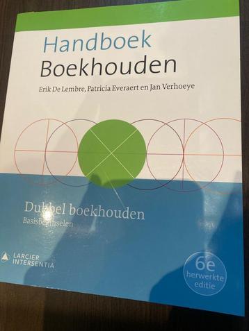 Handboek Boekhouden - Dubbel Boekhouden (zesde editie) beschikbaar voor biedingen