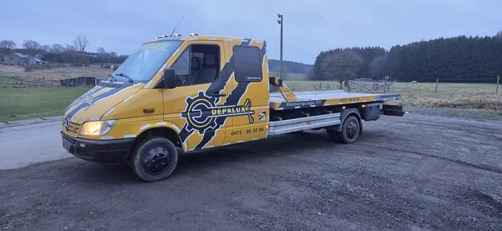 Dépanneuse Mercedes sprinter, Auto's, Bestelwagens en Lichte vracht, Bedrijf, Mercedes-Benz, Diesel, Handgeschakeld, Ophalen