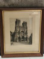 Gravure par Victor valery de la cathédrale de Reims, Enlèvement ou Envoi