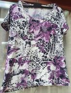 Blouse met korte mouwen maat M, Kleding | Dames, Blouses en Tunieken, Verzenden, Gedragen, Maat 38/40 (M), Paars