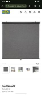 Rolgordijn Ikea skogzklöver, Ophalen, 100 tot 150 cm, Zo goed als nieuw, Grijs