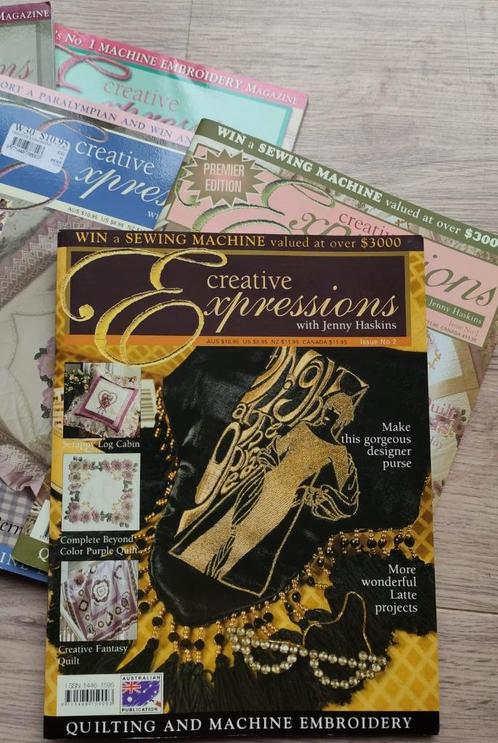 Quilten en Machine borduren tijdschriften, Boeken, Hobby en Vrije tijd, Nieuw, Borduren en Naaien, Ophalen of Verzenden