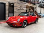 Porsche 911 Cabrio 3.2 Top condition - first paint - Porsche, Auto's, Zwart, Cabriolet, Alarm, 170 kW