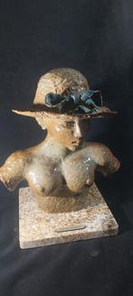 Statue en céramique Stefaan Ponette 34 cm 5 kg, Antiquités & Art, Enlèvement ou Envoi