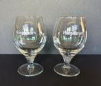 2 Bierglazen voor Hoegaarden Speciale, Glas, Glas of Glazen, Ophalen of Verzenden, Zo goed als nieuw