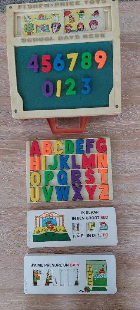 Fisher Price lessenaar-school desk, Kinderen en Baby's, Speelgoed | Fisher-Price, Gebruikt, Overige typen, Ophalen of Verzenden
